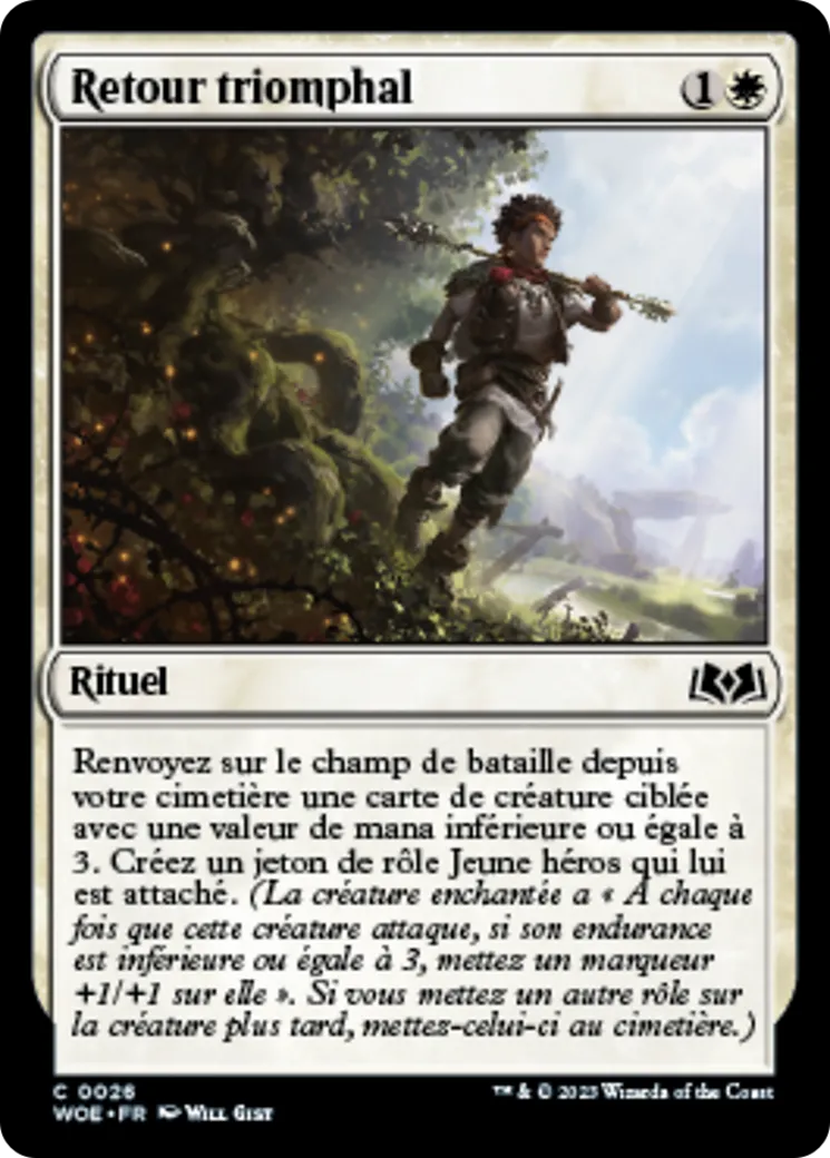 Retour triomphal — Wilds of Eldraine — Magic: The Gathering