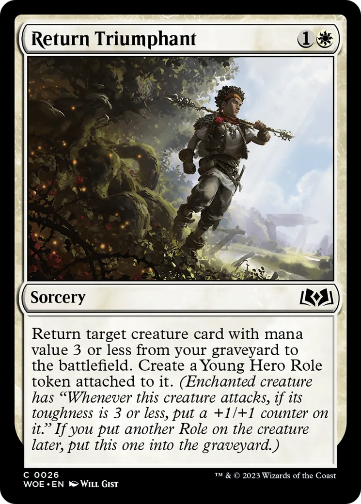 Return Triumphant — Wilds of Eldraine — Magic: The Gathering