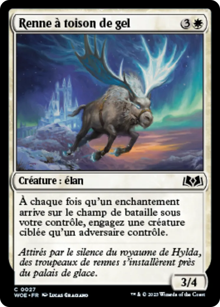 Renne à toison de gel — Wilds of Eldraine — Magic: The Gathering