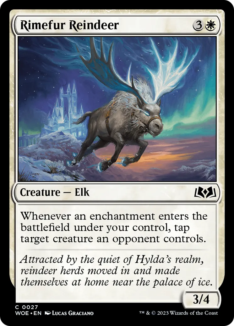 Rimefur Reindeer — Wilds of Eldraine — Magic: The Gathering