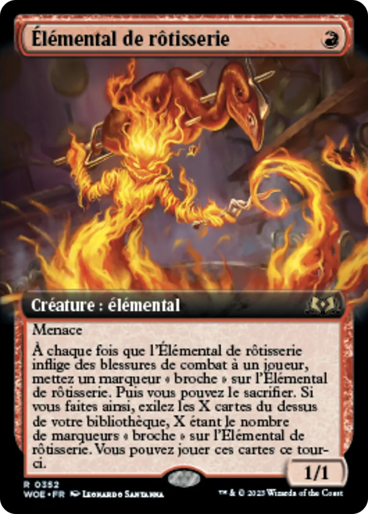 Élémental de rôtisserie — Wilds of Eldraine — Magic: The Gathering