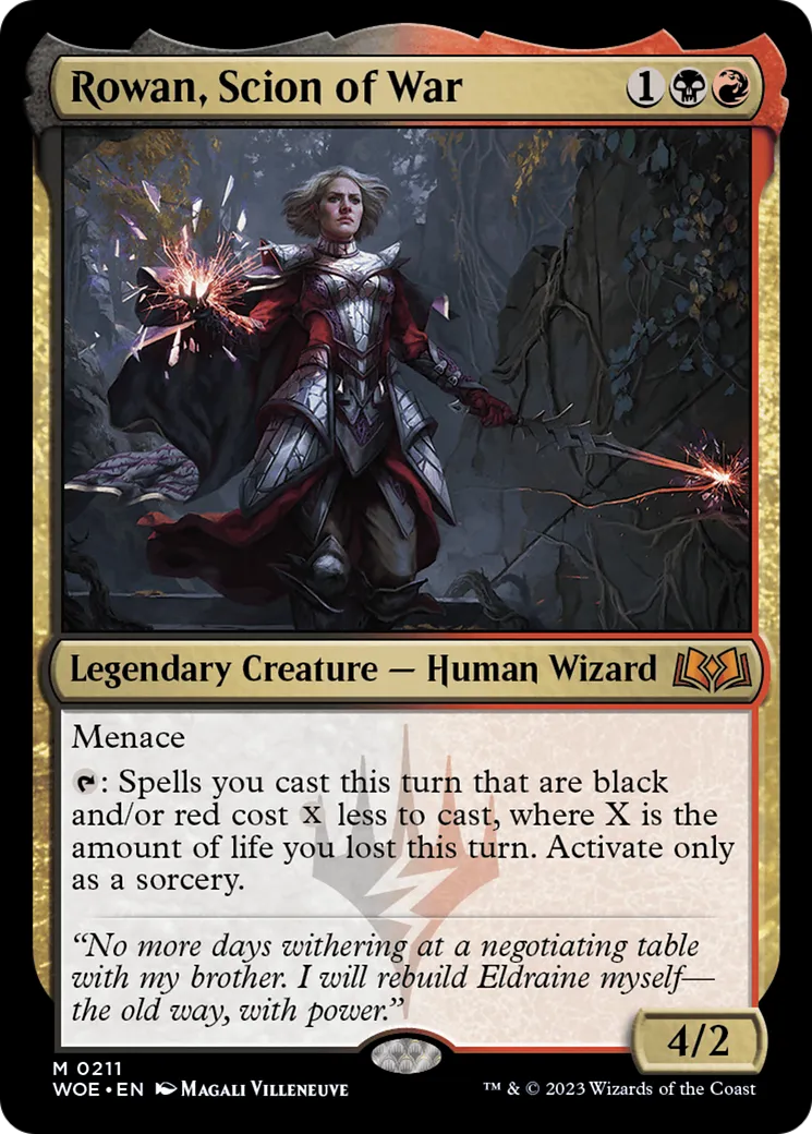 Rowan, scion de la guerre — Wilds of Eldraine — Magic: The Gathering