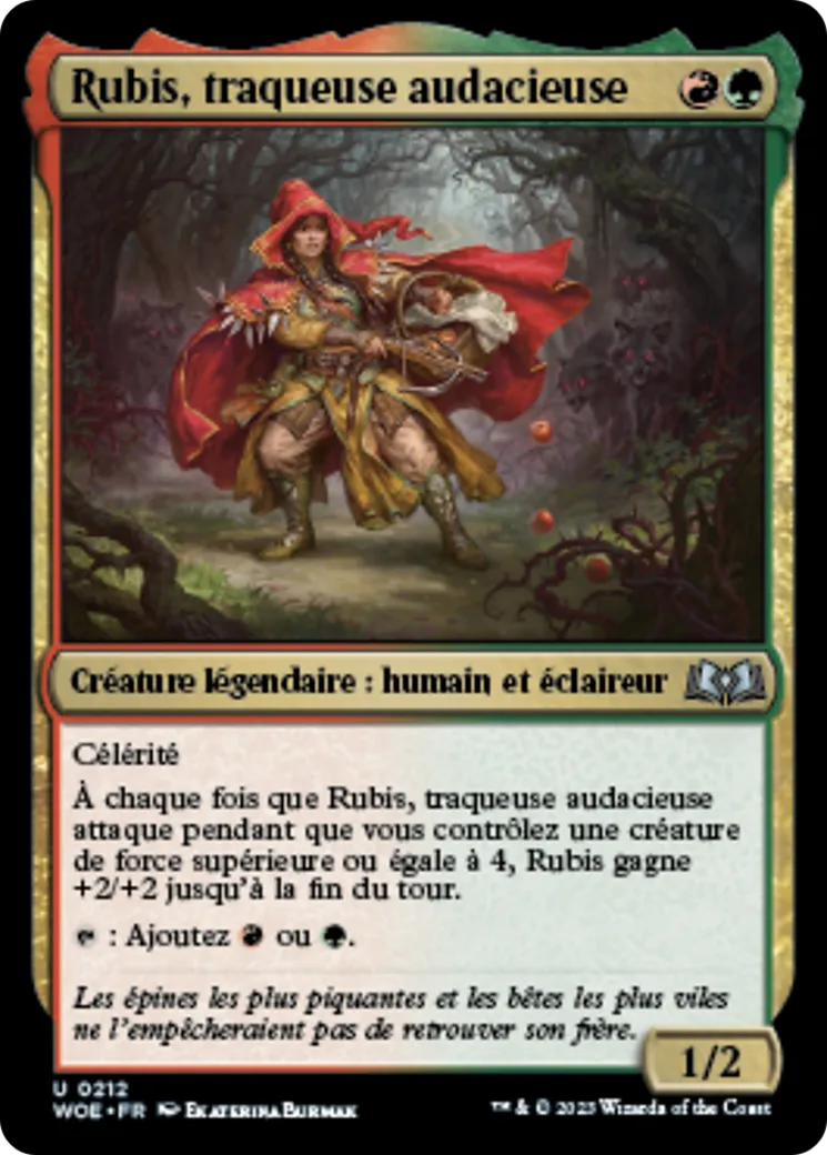 Rubis, traqueuse audacieuse — Wilds of Eldraine — Magic: The Gathering