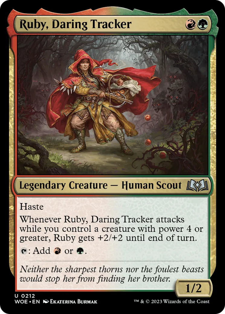 Ruby, Daring Tracker — Wilds of Eldraine — Magic: The Gathering