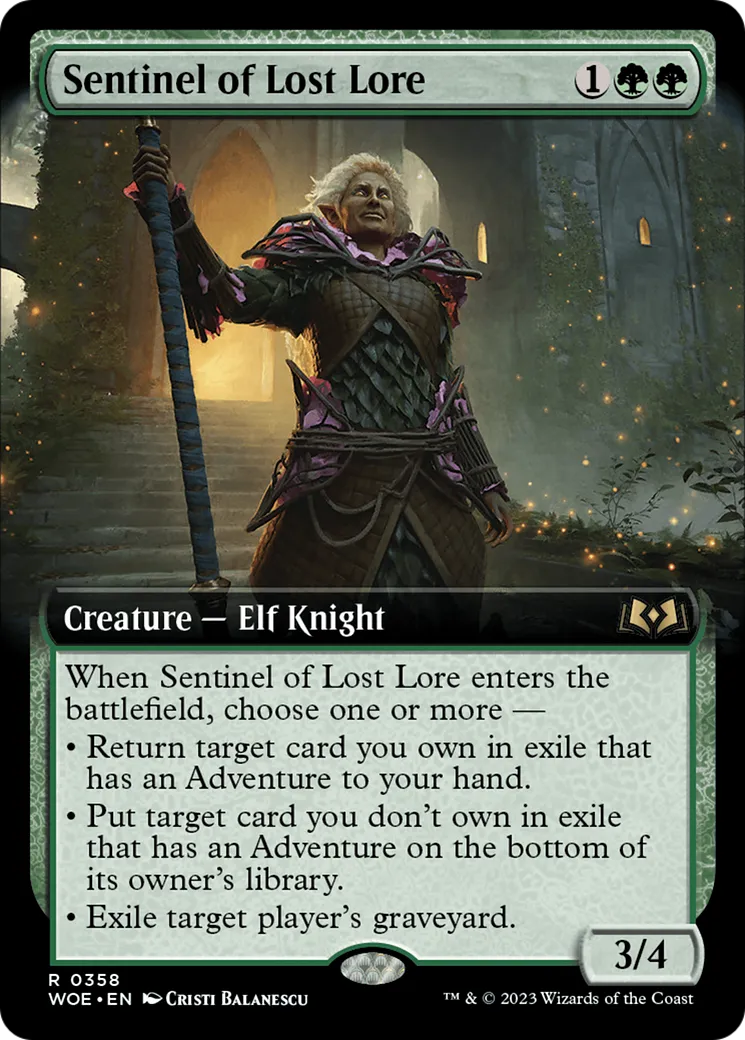 Sentinelle de la sapience perdue — Wilds of Eldraine — Magic: The Gathering