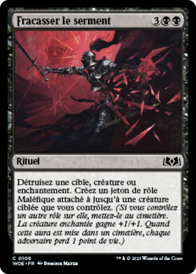 Fracasser le serment — Wilds of Eldraine — Magic: The Gathering