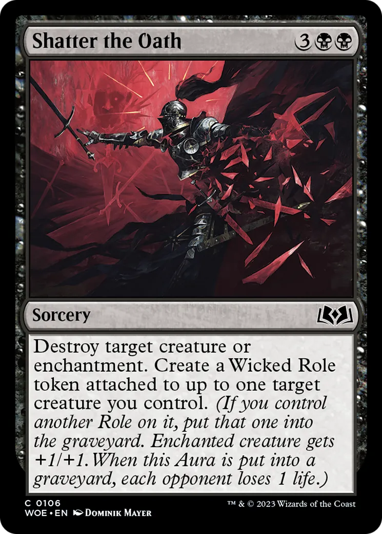 Fracasser le serment — Wilds of Eldraine — Magic: The Gathering