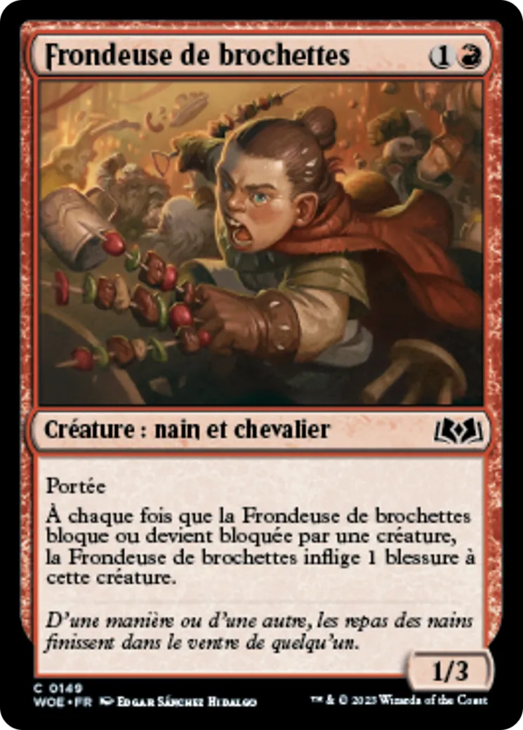 Frondeuse de brochettes — Wilds of Eldraine — Magic: The Gathering