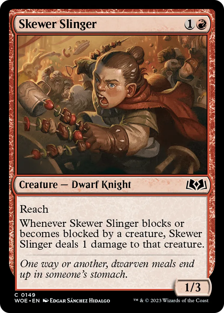 Frondeuse de brochettes — Wilds of Eldraine — Magic: The Gathering