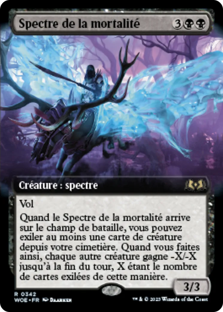 Spectre de la mortalité — Wilds of Eldraine — Magic: The Gathering