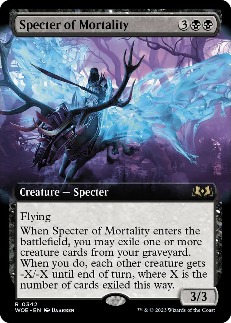Specter of Mortality — Wilds of Eldraine — Magic: The Gathering