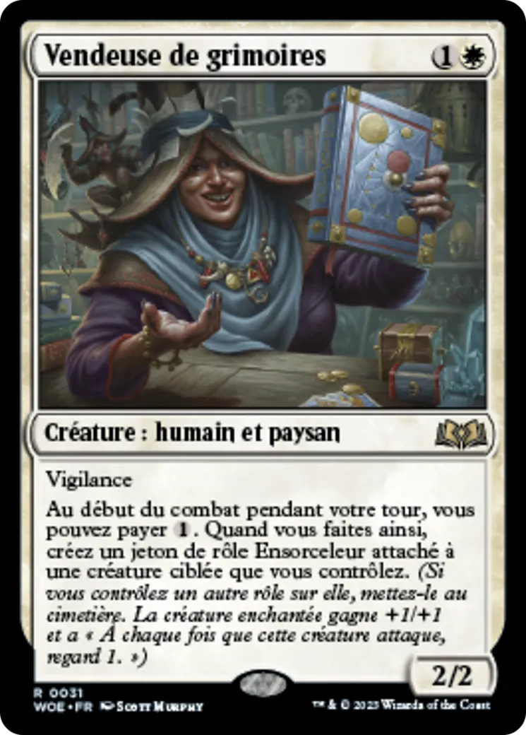 Vendeuse de grimoires — Wilds of Eldraine — Magic: The Gathering
