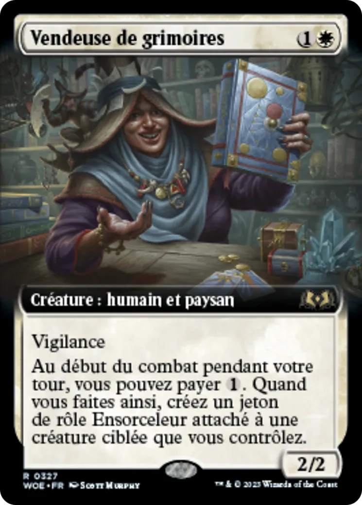 Vendeuse de grimoires — Wilds of Eldraine — Magic: The Gathering