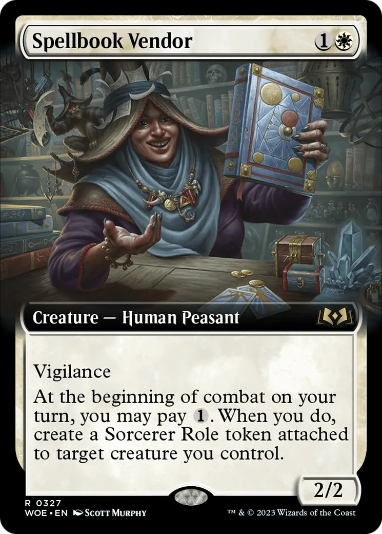 Spellbook Vendor — Wilds of Eldraine — Magic: The Gathering