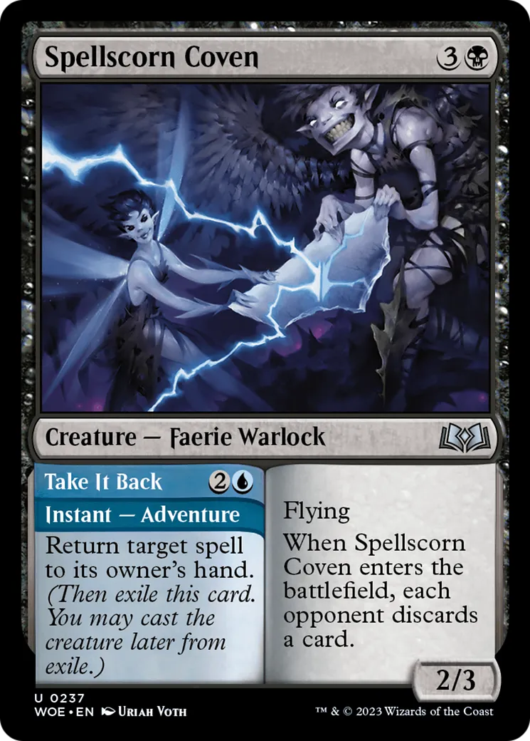 Spellscorn Coven // Take It Back — Wilds of Eldraine — Magic: The Gathering