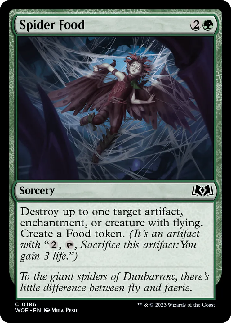 Spider Food — Wilds of Eldraine — Magic: The Gathering