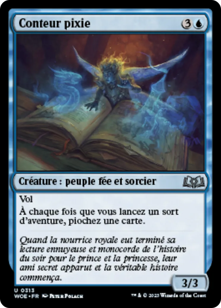 Conteur pixie — Wilds of Eldraine — Magic: The Gathering