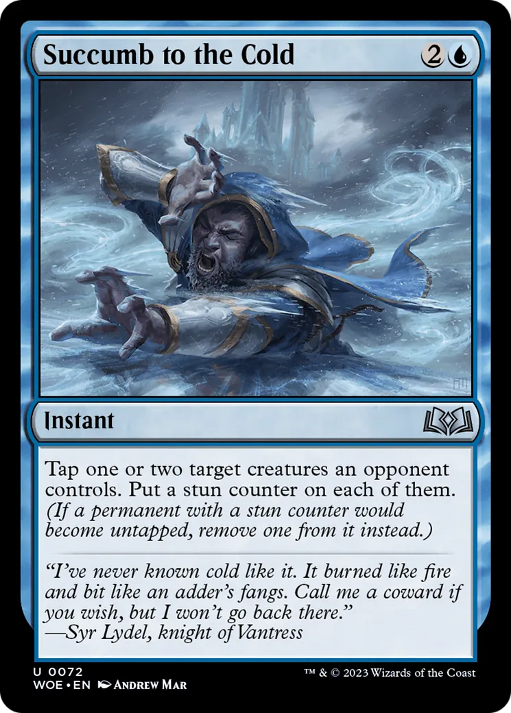 Succomber au froid — Wilds of Eldraine — Magic: The Gathering