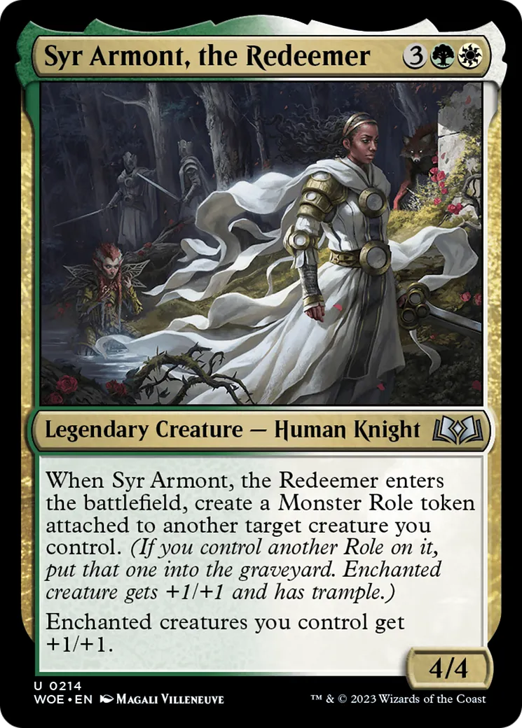 Syr Armont, la rédemptrice — Wilds of Eldraine — Magic: The Gathering