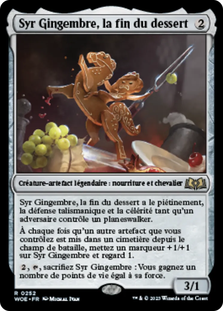 Syr Gingembre, la fin du dessert — Wilds of Eldraine — Magic: The Gathering