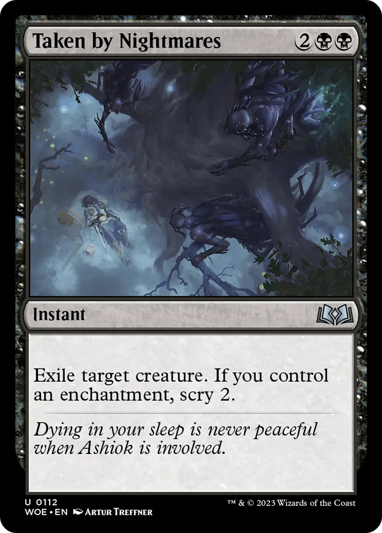 Taken by Nightmares — Wilds of Eldraine — Magic: The Gathering