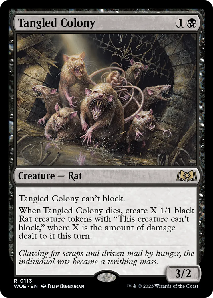 Tangled Colony — Wilds of Eldraine — Magic: The Gathering
