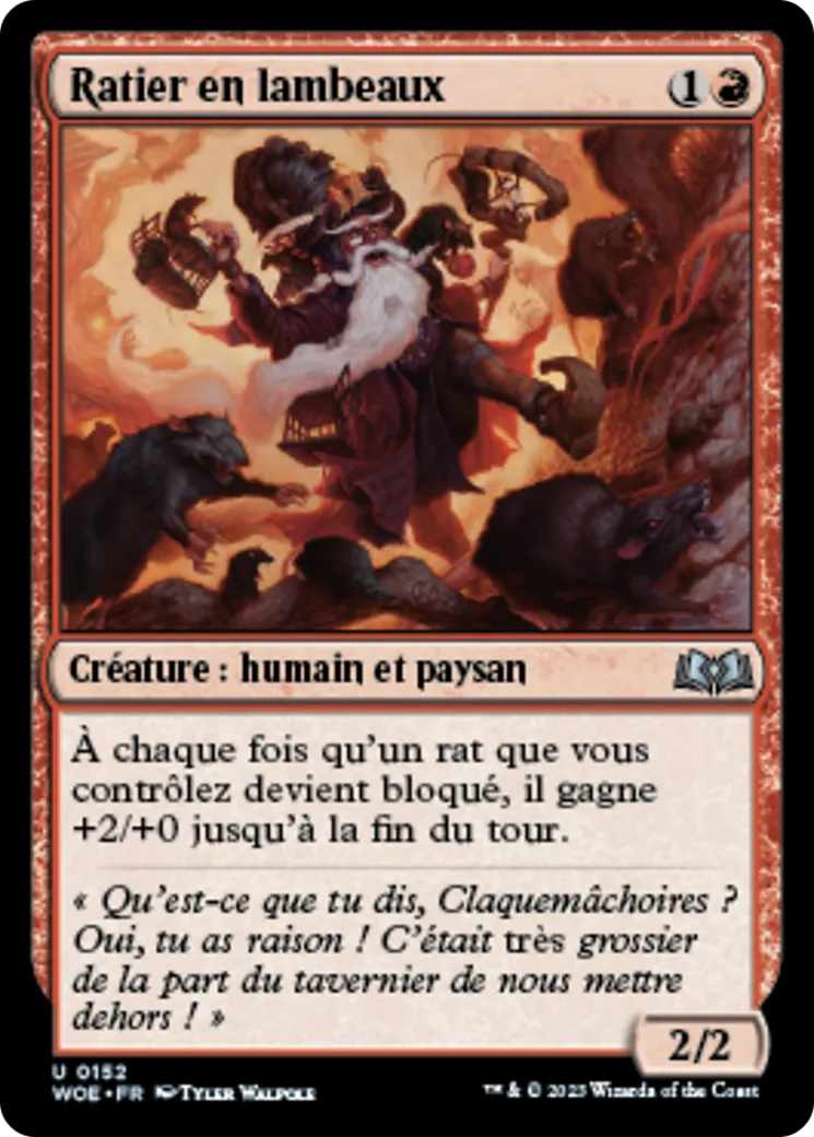 Ratier en lambeaux — Wilds of Eldraine — Magic: The Gathering