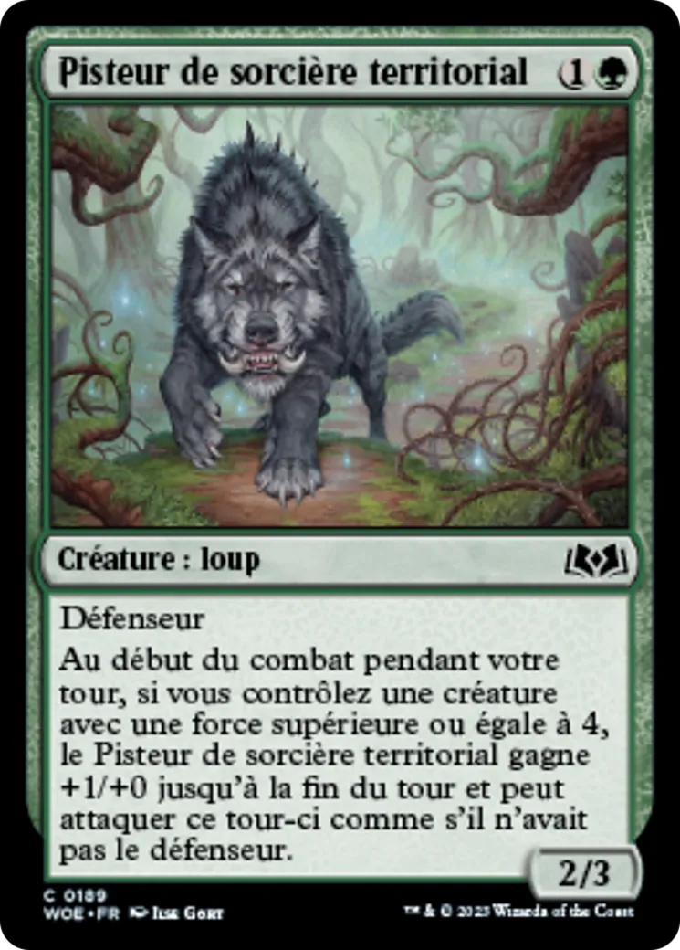 Pisteur de sorcière territorial — Wilds of Eldraine — Magic: The Gathering