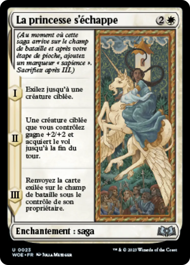 La princesse s'échappe — Wilds of Eldraine — Magic: The Gathering
