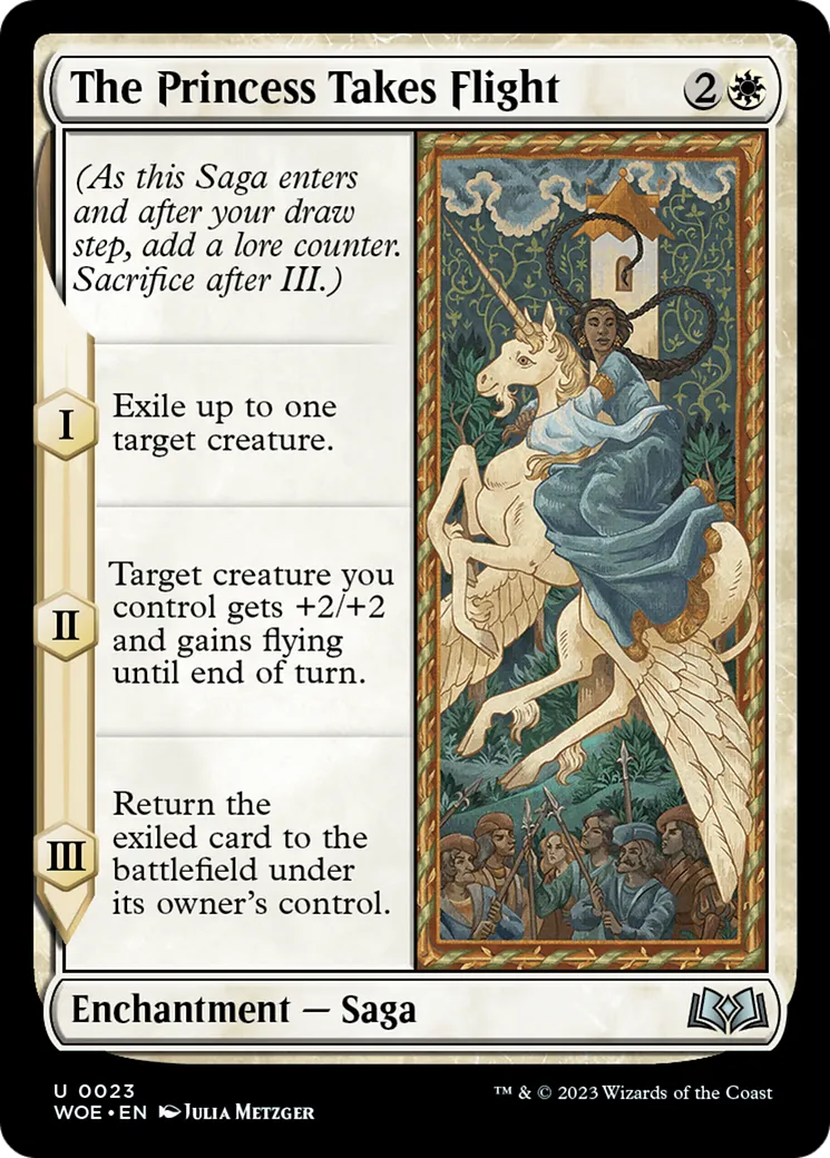 The Princess Takes Flight — Wilds of Eldraine — Magic: The Gathering