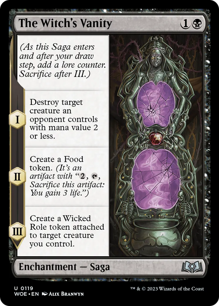 The Witch's Vanity — Wilds of Eldraine — Magic: The Gathering