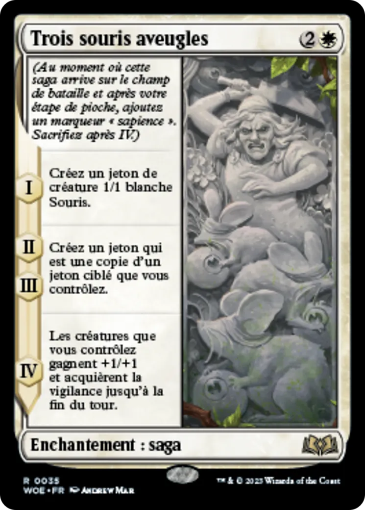 Trois souris aveugles — Wilds of Eldraine — Magic: The Gathering