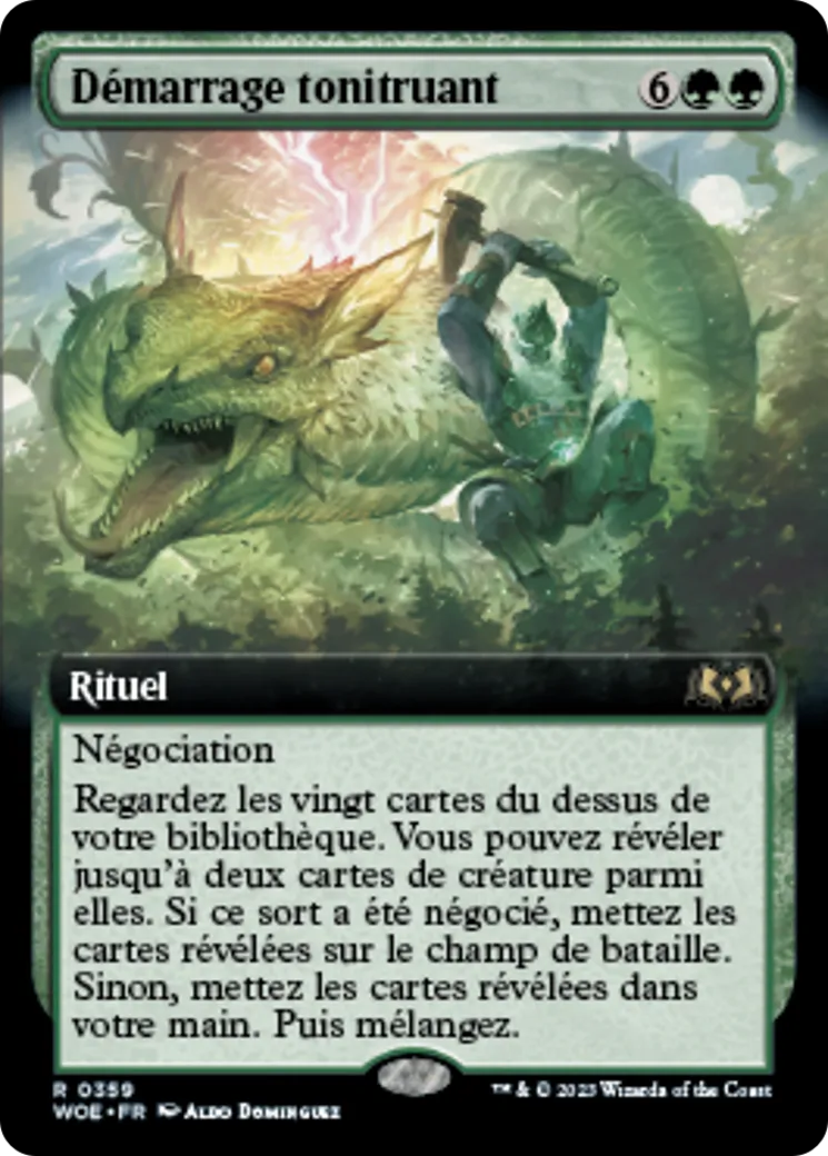Démarrage tonitruant — Wilds of Eldraine — Magic: The Gathering