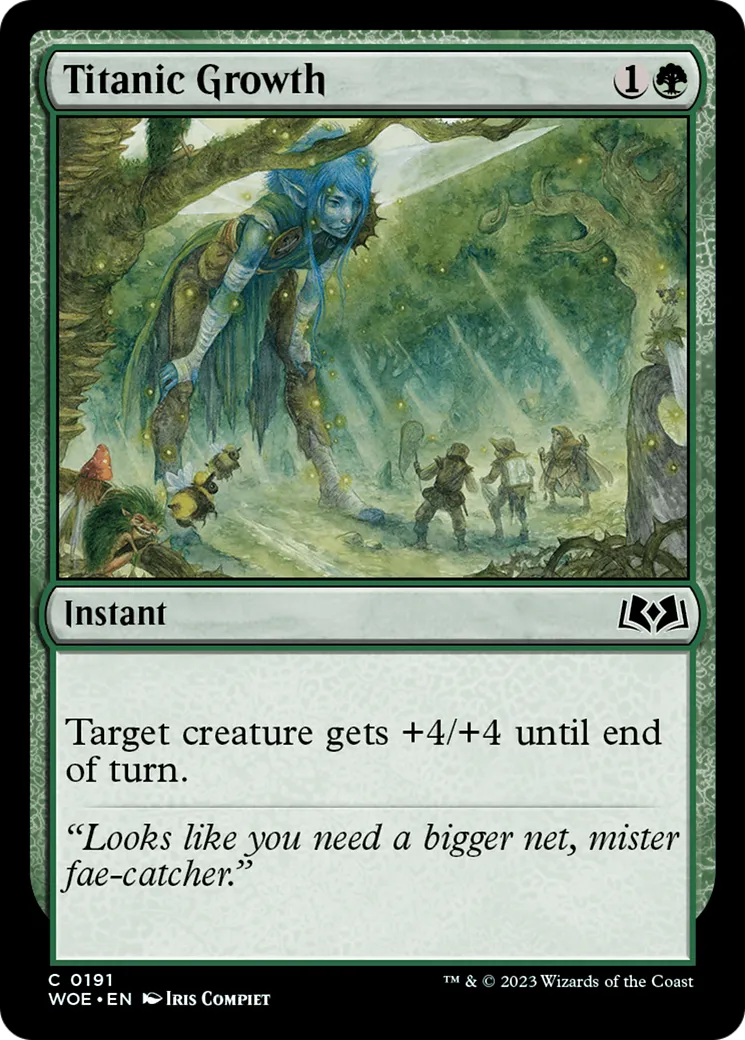 Croissance titanesque — Wilds of Eldraine — Magic: The Gathering