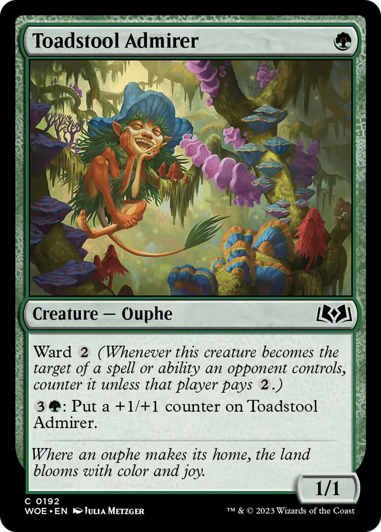Toadstool Admirer — Wilds of Eldraine — Magic: The Gathering
