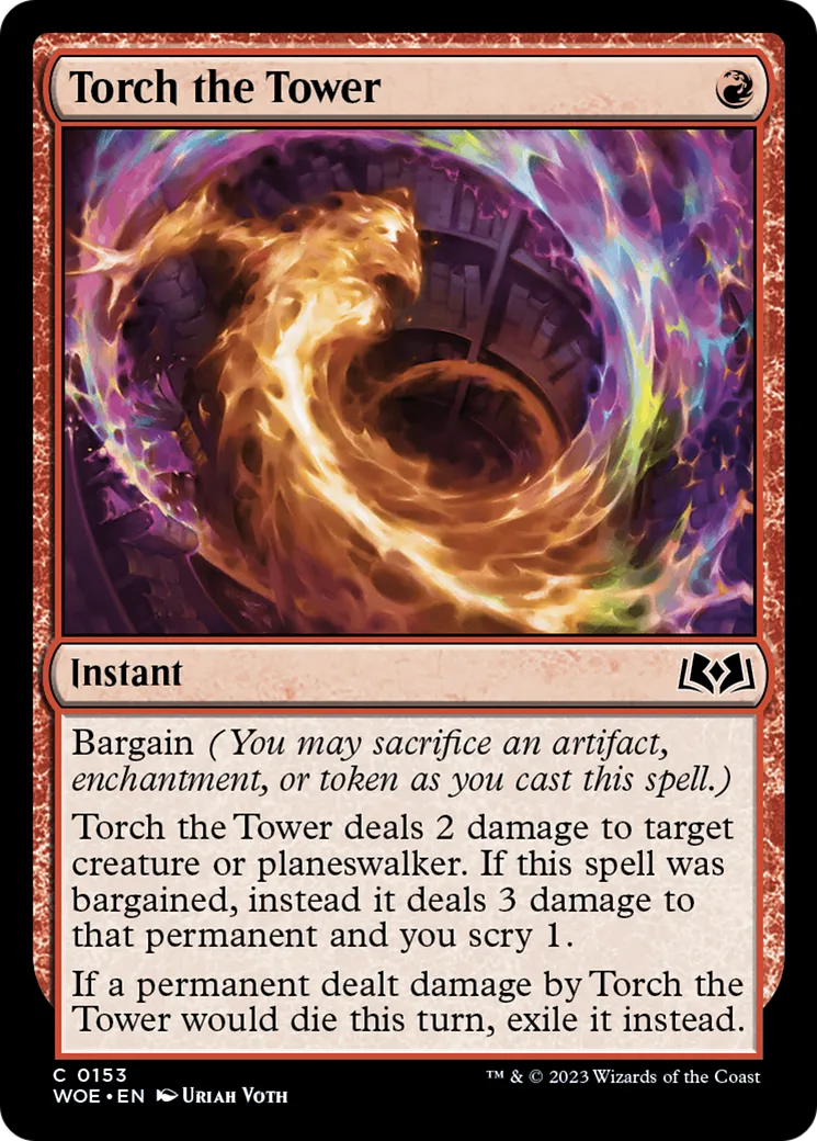 Incendiez la tour ! — Wilds of Eldraine — Magic: The Gathering