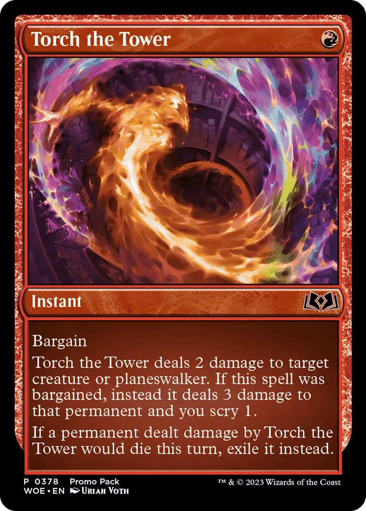 Torch the Tower — Wilds of Eldraine — Magic: The Gathering