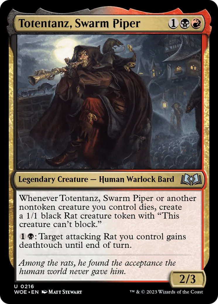 Totentanz, Swarm Piper — Wilds of Eldraine — Magic: The Gathering
