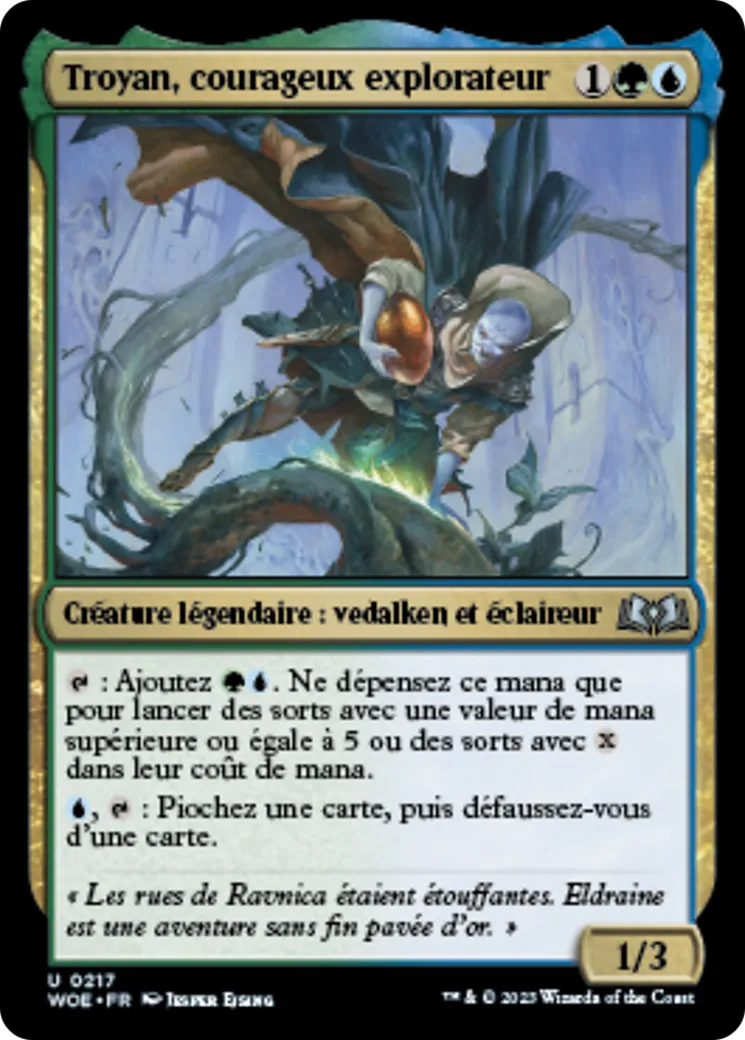 Troyan, courageux explorateur — Wilds of Eldraine — Magic: The Gathering