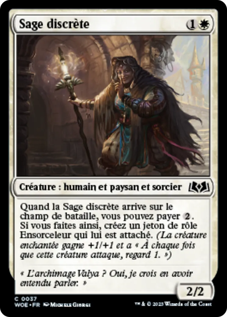 Sage discrète — Wilds of Eldraine — Magic: The Gathering