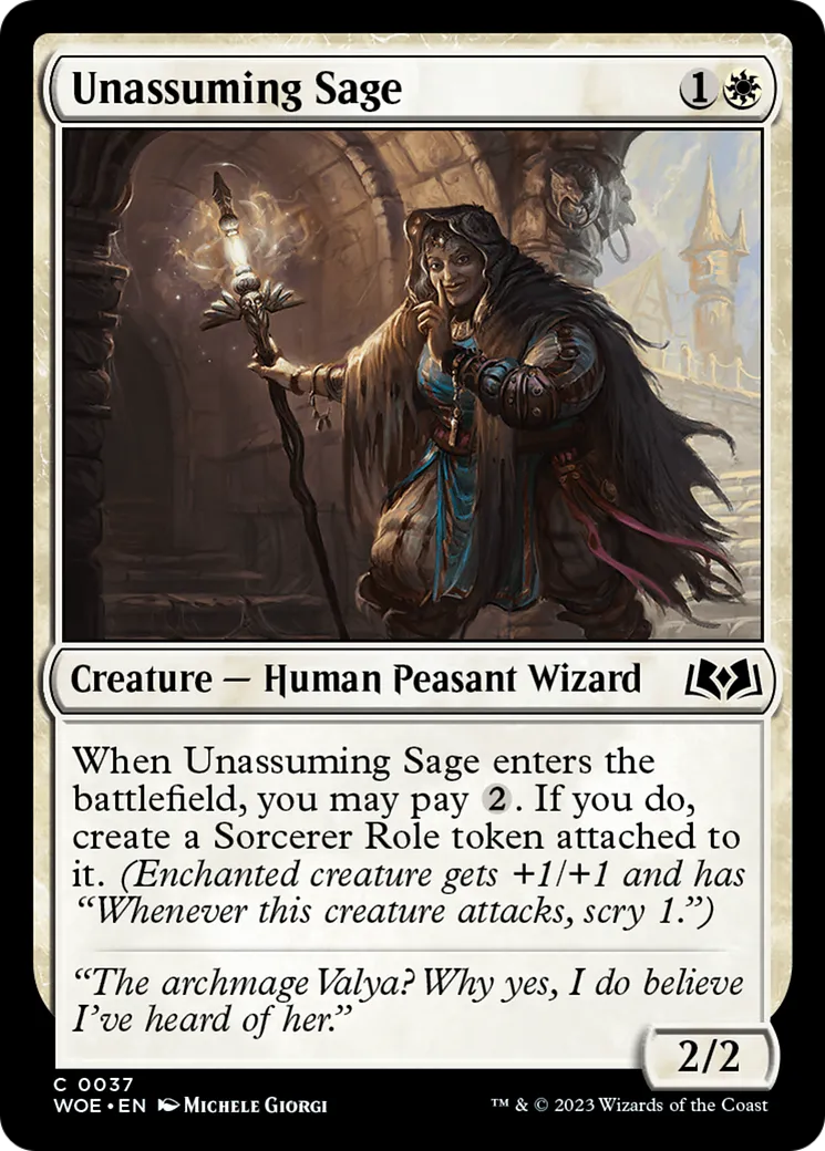Sage discrète — Wilds of Eldraine — Magic: The Gathering