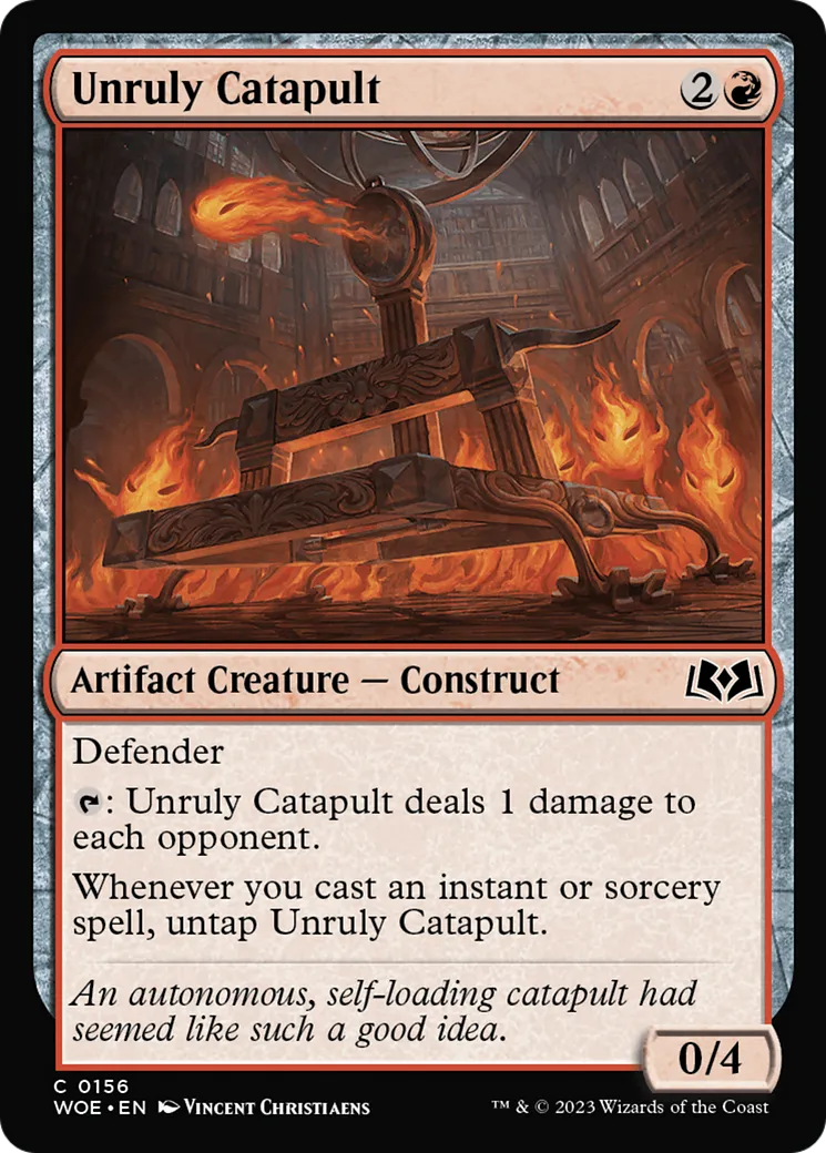 Catapulte indocile — Wilds of Eldraine — Magic: The Gathering