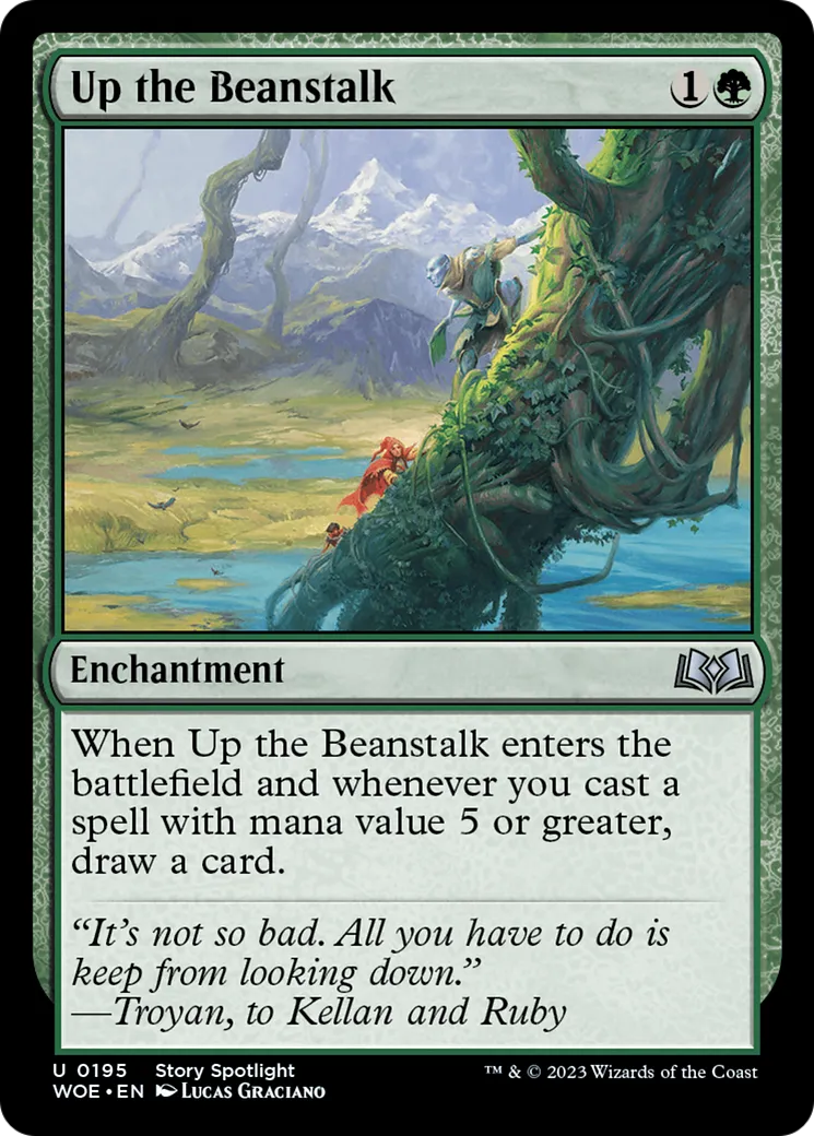 Up the Beanstalk — Wilds of Eldraine — Magic: The Gathering