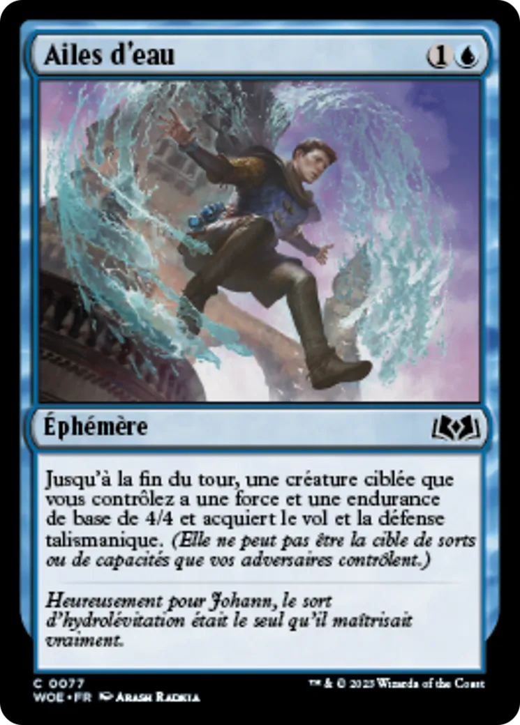Ailes d'eau — Wilds of Eldraine — Magic: The Gathering