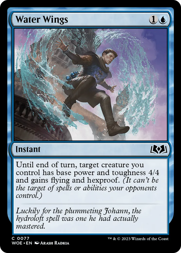 Water Wings — Wilds of Eldraine — Magic: The Gathering
