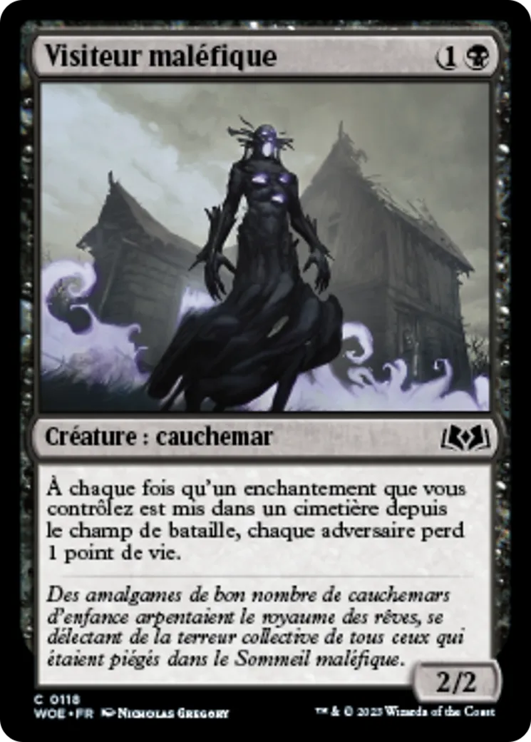 Visiteur maléfique — Wilds of Eldraine — Magic: The Gathering