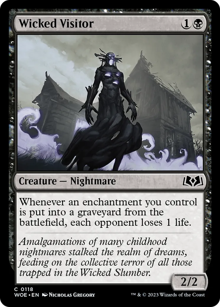 Visiteur maléfique — Wilds of Eldraine — Magic: The Gathering