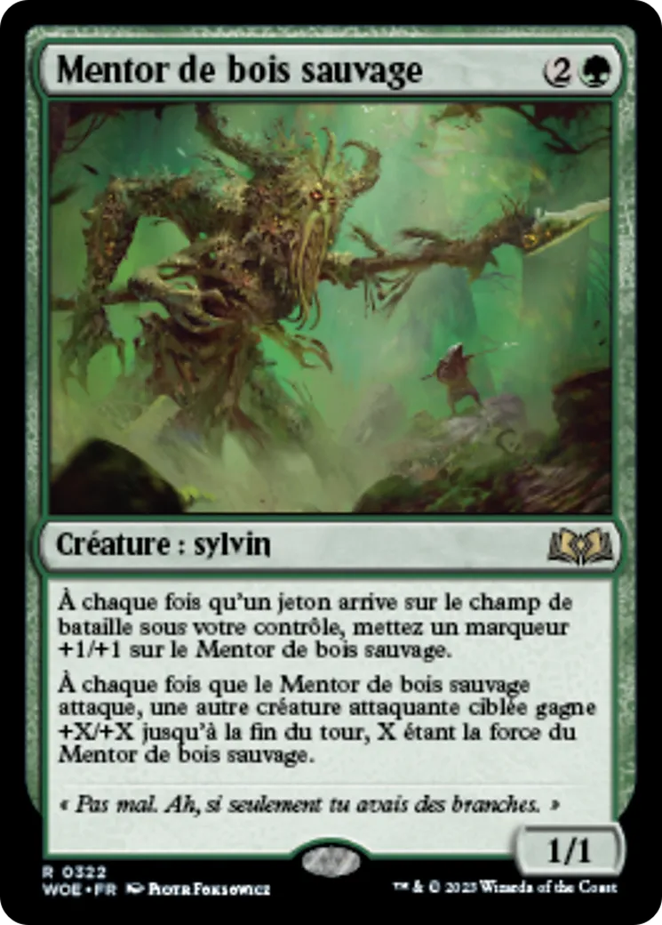 Mentor de bois sauvage — Wilds of Eldraine — Magic: The Gathering