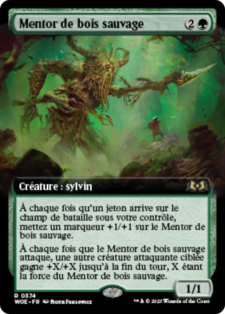 Mentor de bois sauvage — Wilds of Eldraine — Magic: The Gathering