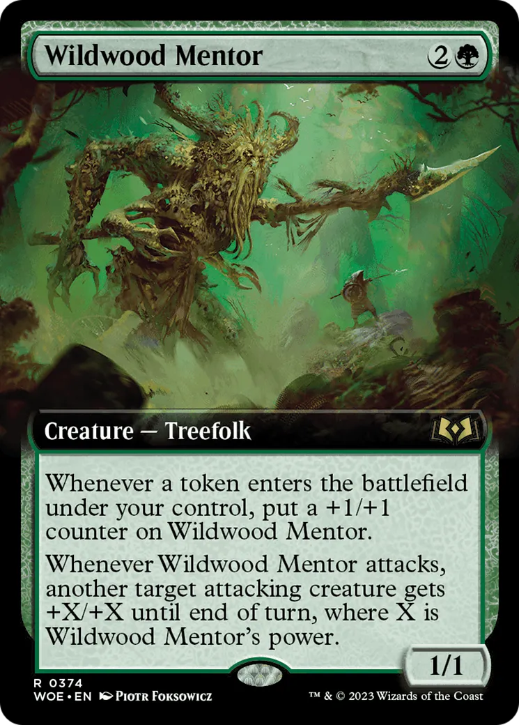 Wildwood Mentor — Wilds of Eldraine — Magic: The Gathering